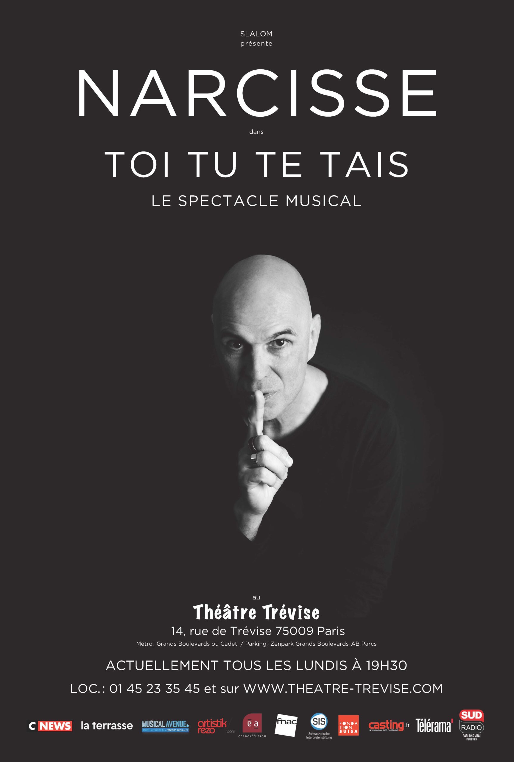 Tais Toi S Il Te Plaît "Toi tu te tais" - Narcisse Slam - Théâtre Trévise - Sesame.events